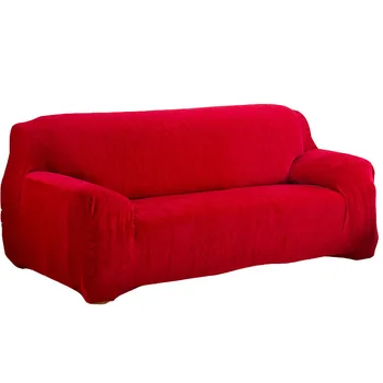 Vienkārši mūsdienu cieto krāsas plīša dīvāna pārsegs kušetes, lai dzīvojamā istaba frekvencēs dīvāns stendā segtu mājas sēdekļa pārvalki