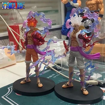 Viens Gabals Attēls Luffy Rīku 5 Anime Skaitļi Saules Dievs Nika Luffy Statuetes Pvc Statuja Modelis Istabas Decora Rotaļlietas Kolekcionējamus Lelles 15cm