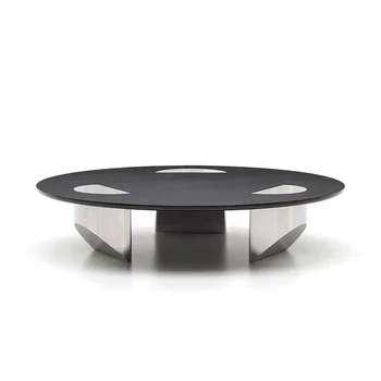 Viesistaba, Kafijas galdiņš Kārtu Mūsdienu Stikla Metāla 1350*290mm