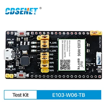 WIFI Testboard CC3235 2.4 GHz 5.8 GHz WIFI Bezvadu Modulis Seriālā Porta 18dBm CDSENET E103-W06-TB MQTT HTTP TCP, UDP Websoket