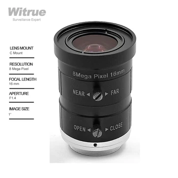 Witrue HD (4K 8MP 16 mm F1.4 C Mount Profesionālu 1