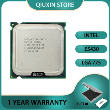 XEON E5430 Procesors CPU 771 līdz 775 (2.660 GHz/12 MB/1333MHz/Quad Core) LGA775 80 Vatu 64 bitu darbu par 775 mātesplati