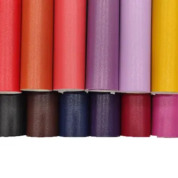 XHT tīrtoņa Krāsu Aitādas Tekstūra Vienkārša Dizaina PVC Mākslīgās Ādas, Auduma Lapas, lai Padarītu Cover/Apavu/Soma/Apģērbs/Stitching30*135CM