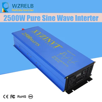 XYZ INVT Uzticamu Maksimālā 2500W Pure Sine Wave OFF Tīkla Invertora DC12V/24V, lai AC220V Strāvas Pārveidotājs Converter Houseuse Saules Sistēma
