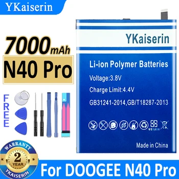 YKaiserin Jauns DOOGEE N40 Pro Akumulatora Iekšējais Izmērs Akumulatoru Remonts Nomaiņa Piederumi Doogee N40Pro Smart Tālruni