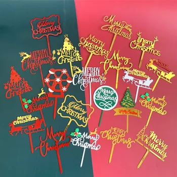 Ziemassvētku Akrila Kūka Karte Apdare Partiju un Festivāli