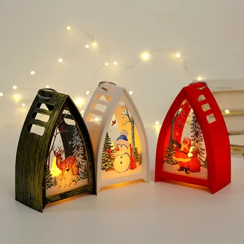Ziemassvētku LED Elektroniskās Sveces Vēja Gaismas Rotājumu Veciem Cilvēkiem, Snowmen, Aļņu, Svečturi Ziemassvētku Atmosfēru Dekorēšana Aksesuāri