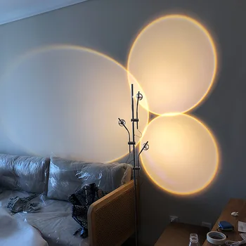 Ziemeļvalstu Grīdas Lampas Gaismas Luksusa Apgaismes Armatūru Radošo LED Projekcijas Guļamistaba, Dzīvojamā Istaba Mākslas Bārs Itālija Mūsdienu Dekori Lampas