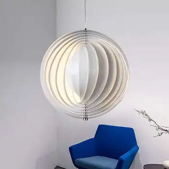 ziemeļvalstu piekariņu gaismas hanglamp stikla restorāns dzīvojamā istabā karājas griestu lampas rūpniecības lampas