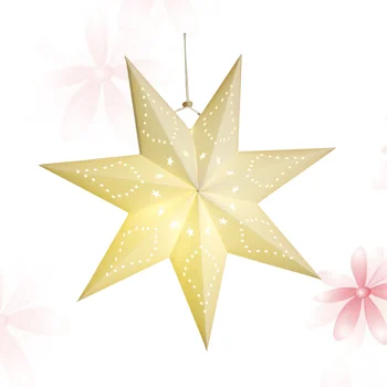 Zvaigzne Papīra Laternas Ziemassvētku Piekārtiem Lukturi, Lampas Gaismas Toni Abažūrs No Dobi 3D Dekorācijas, Gaismas Stars Coverdecoration