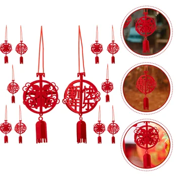 Ķīniešu Jauno Gadu Karājas Kulons Svētku Dekori Pavasara Kuloni, Rotājumi, Rotājumu Ornamenti, Dekoratīvās Trušu Apdare Mezgls