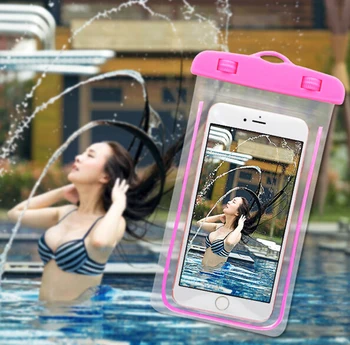 Ūdensizturīgs Peldēšana Mobilo Telefonu Gadījumos Maisiņš Segtu Touch Ekrāns Galaxy C9 Pro,On8,J5 J7 Ministru,On7 (2016. Gadā),On5 Pro