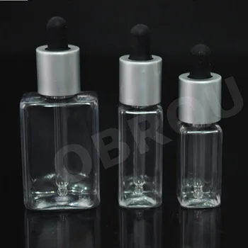 Bezmaksas piegāde 120pcs 30ML e-šķidruma pudeli bērnu aizsardzībai paredzētām & rūdījums-skaidrs, Vāciņš Ar stikla pilinātāju, PET Pudeles Pilinātāju E-cigarete